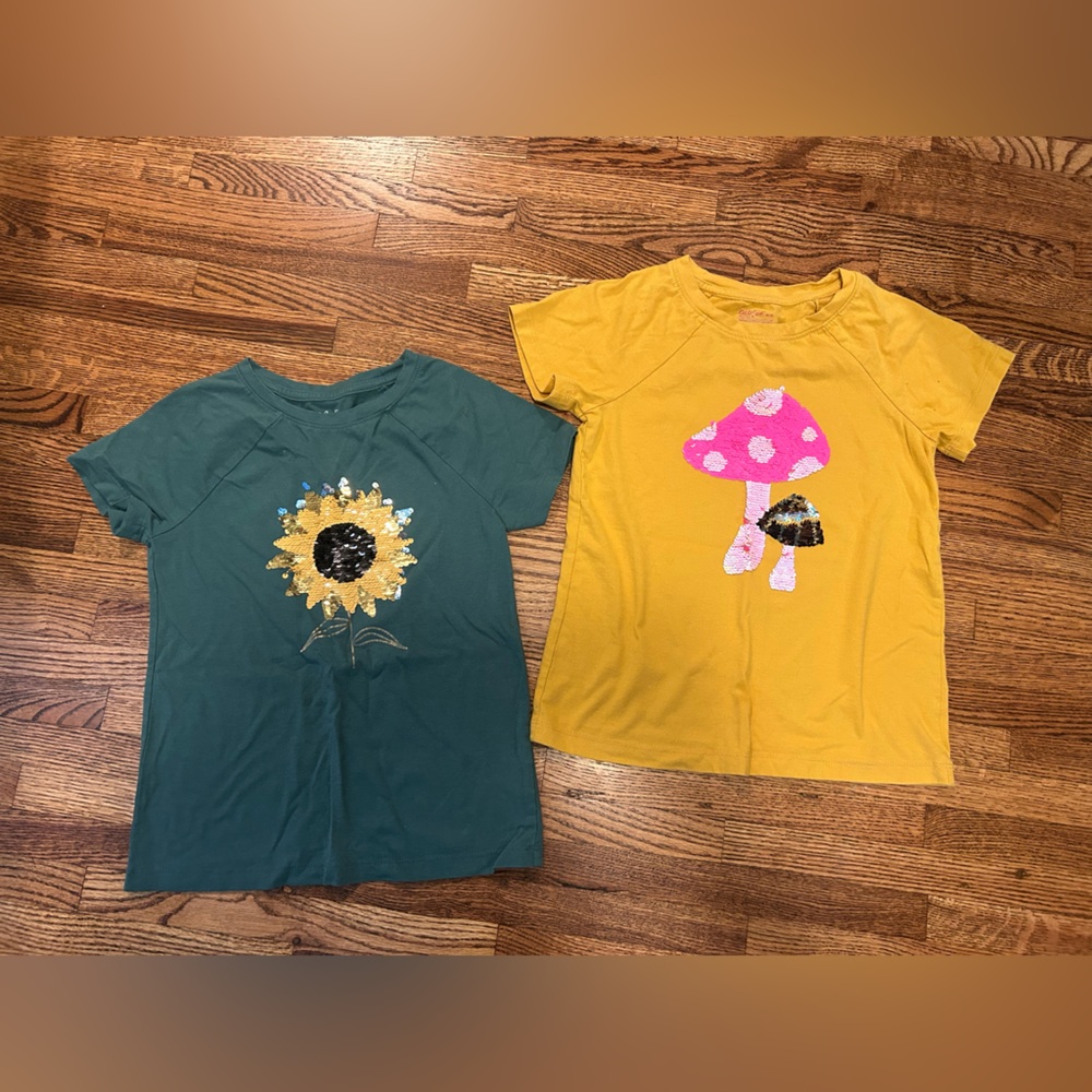 Cat & Jack Green and Yellow Kids Shirts